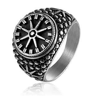 Nordic Biker Ring – 316L Ruostumaton Teräs