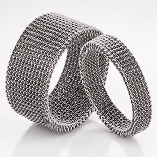 Nett steel kihlasormus