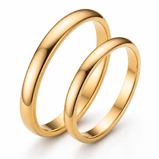 Tungsten kihlasormus "Golden"
