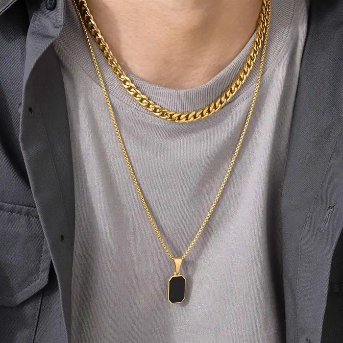 Trill kaulakorusetti 2 kpl "Golden"