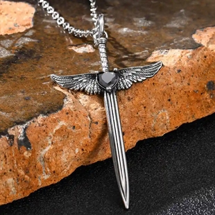 Vingesvärdi kaulakoru ruostumattomasta teräksestä