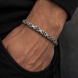 Hawn – Miesten rannekoru ruostumattomasta teräksestä 8 mm