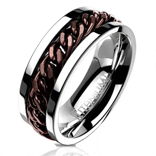 Titaanisormus miehille