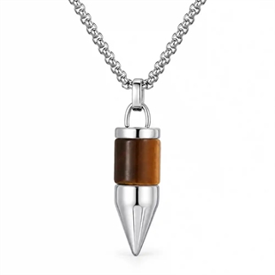 BulletCore Tiger Eye – Miesten kaulakoru miehille