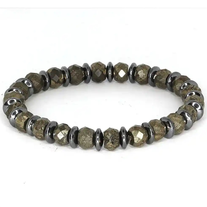 Eksklusiivinen miesten rannekoru hematiitista – 8 mm