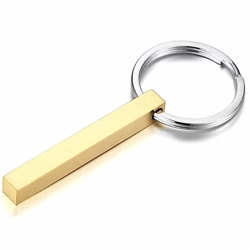 Mänty avaimenperä 5cm Golden Steel