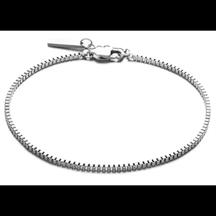 Steel Edge rannekoru – 1.8mm miesten rannekoru 316L ruostumattomasta teräksestä (18-20 cm)