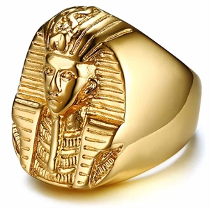 Faaraon sormus kullattu