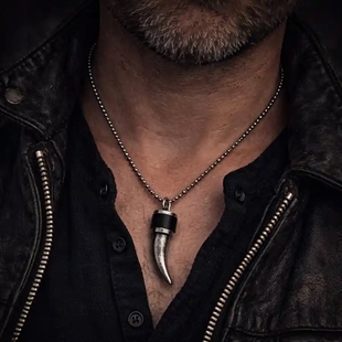 Kaulakoru "Chapo black" 65cm