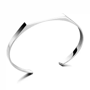 Minimalistinen bangle miesten rannekoru PVD-päällystetty 18K