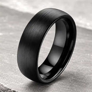 Tungsten-sormus "Brake"